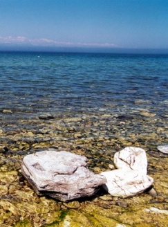 Motor boat trip on Baikal Lake